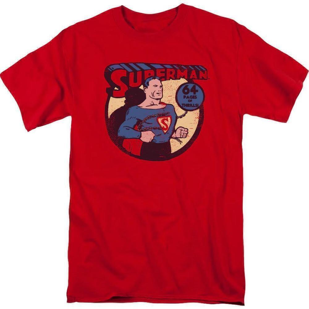 Superman 64 Pages Of Thrills DC Comics Retro Comic Art Classic T-Shirt